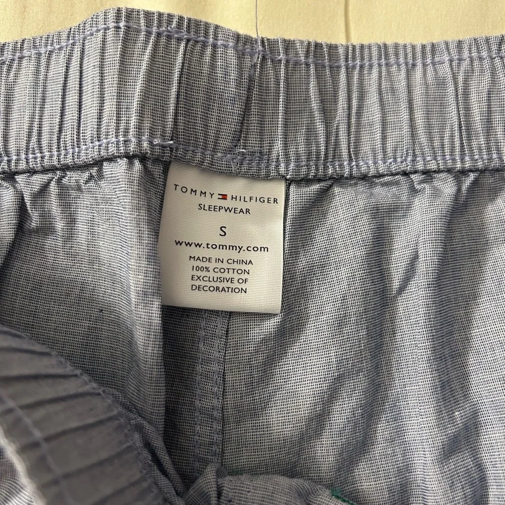 Tommy Hilfiger Light Gray Linen-Blend Casual Chinos